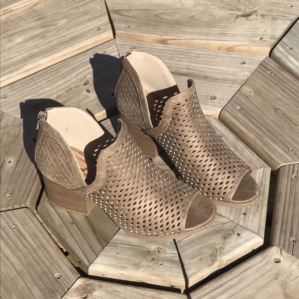 Peep Toe Booties